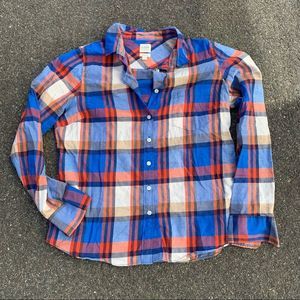 J. Crew plaid shirt